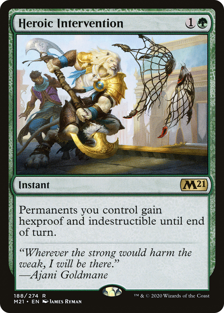 Heroic Intervention [Core Set 2021] | Grognard Games