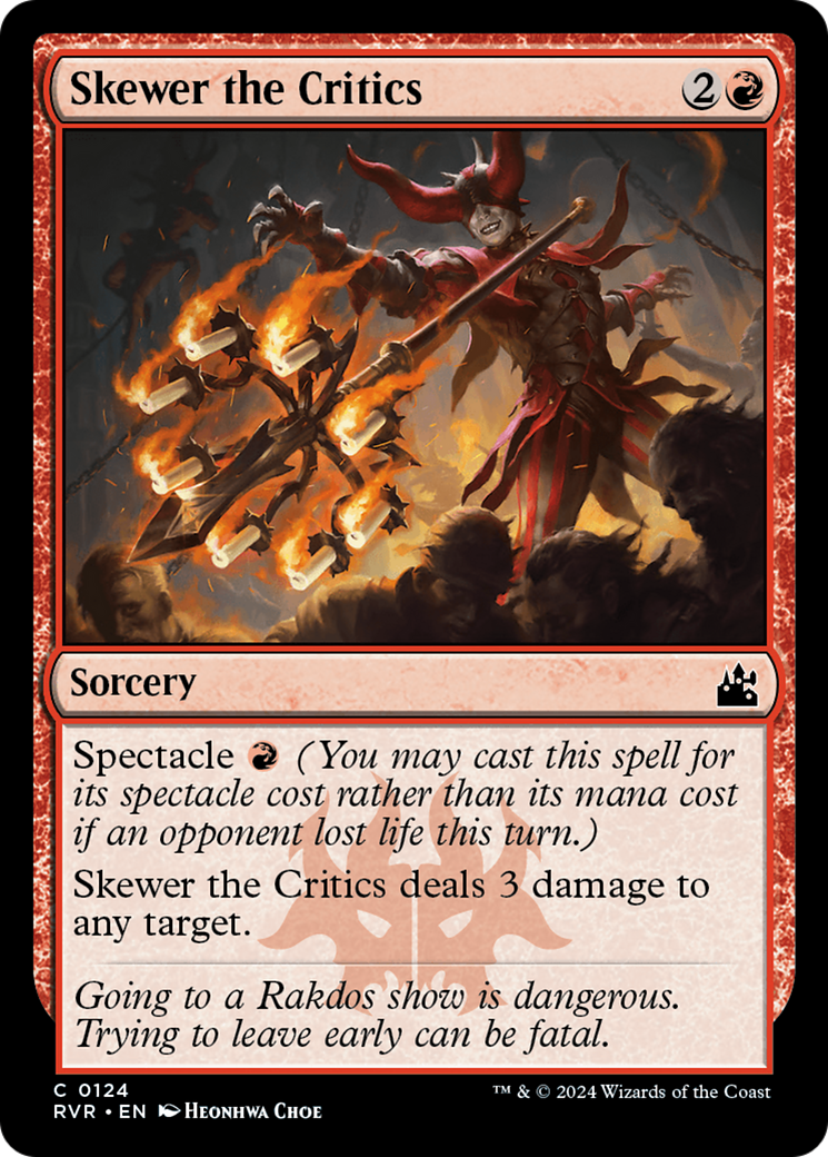 Skewer the Critics [Ravnica Remastered] | Grognard Games