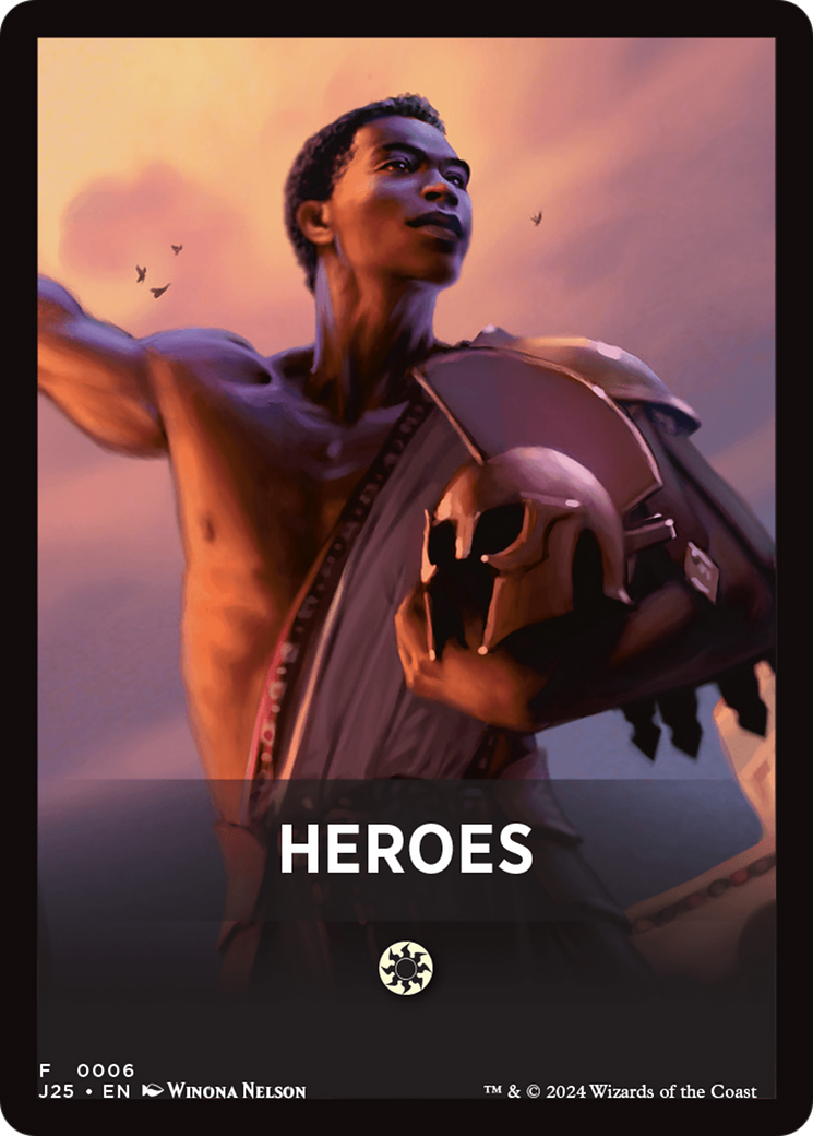 Heroes Theme Card [Foundations Jumpstart Front Cards] | Grognard Games