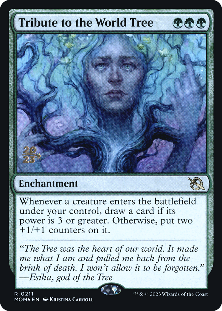 Tribute to the World Tree [March of the Machine Prerelease Promos] | Grognard Games