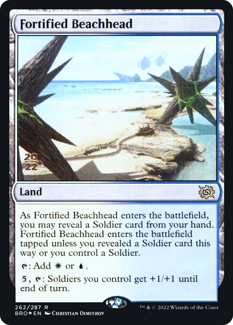 Fortified Beachhead [The Brothers' War: Prerelease Promos] | Grognard Games