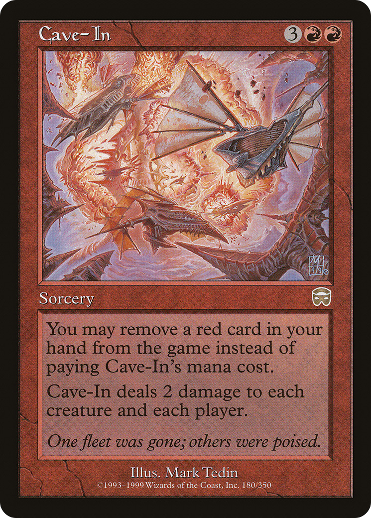 Cave-In (MMQ-180) - Mercadian Masques Foil | Grognard Games