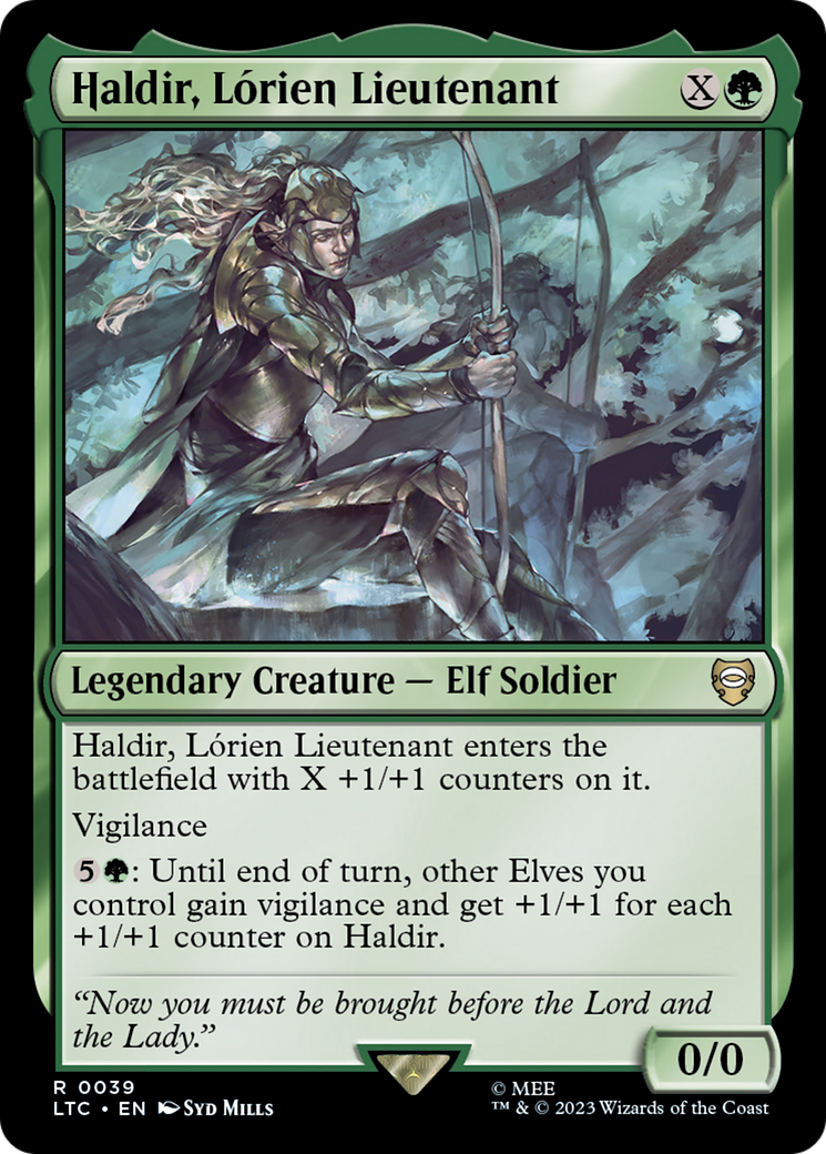 Haldir, Lorien Lieutenant [The Lord of the Rings: Tales of Middle-Earth Commander] | Grognard Games