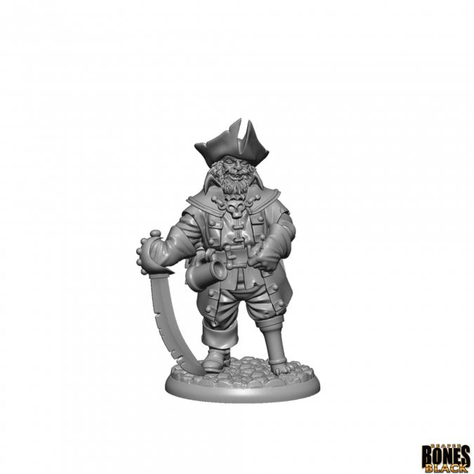 Reaper 44193 Ghost Pirate Captain Translucent (Clear) | Grognard Games