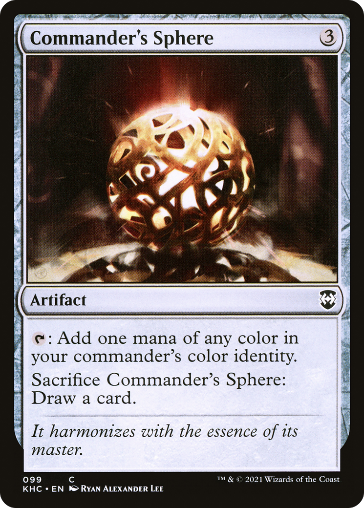 Commander's Sphere [Kaldheim Commander] | Grognard Games