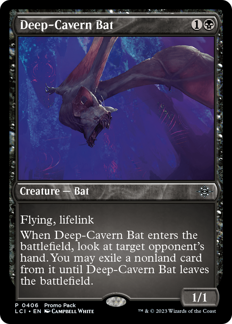 Deep-Cavern Bat [The Lost Caverns of Ixalan Promos] | Grognard Games