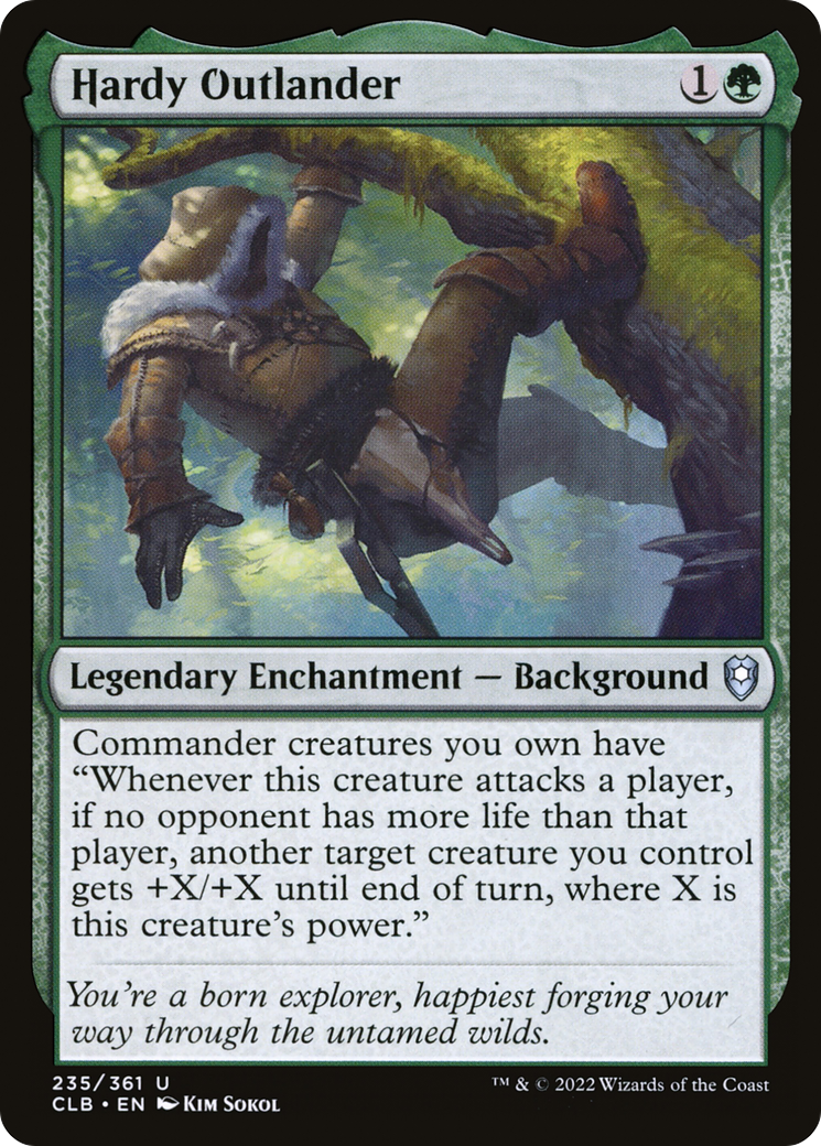 Hardy Outlander [Commander Legends: Battle for Baldur's Gate] | Grognard Games