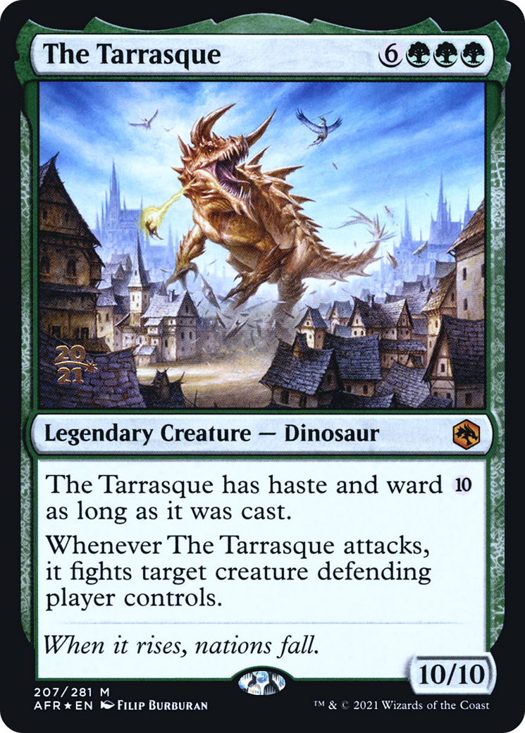 The Tarrasque [Dungeons & Dragons: Adventures in the Forgotten Realms Prerelease Promos] | Grognard Games