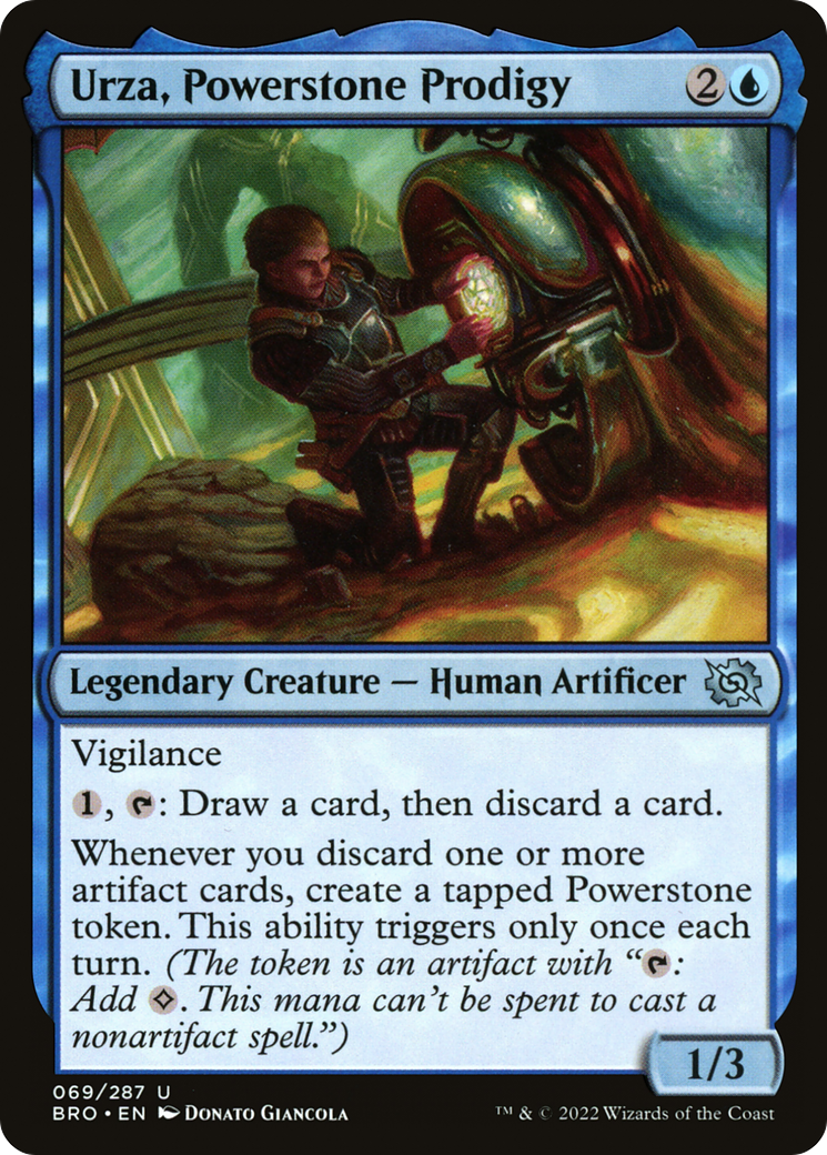 Urza, Powerstone Prodigy [The Brothers' War] | Grognard Games