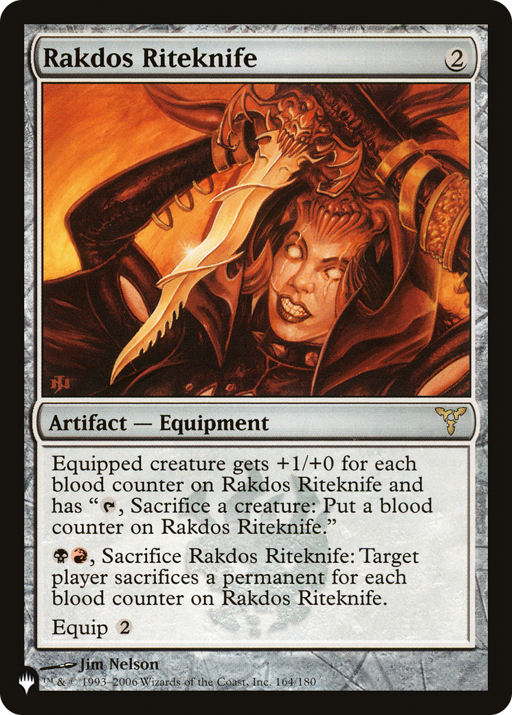 Rakdos Riteknife [The List] | Grognard Games