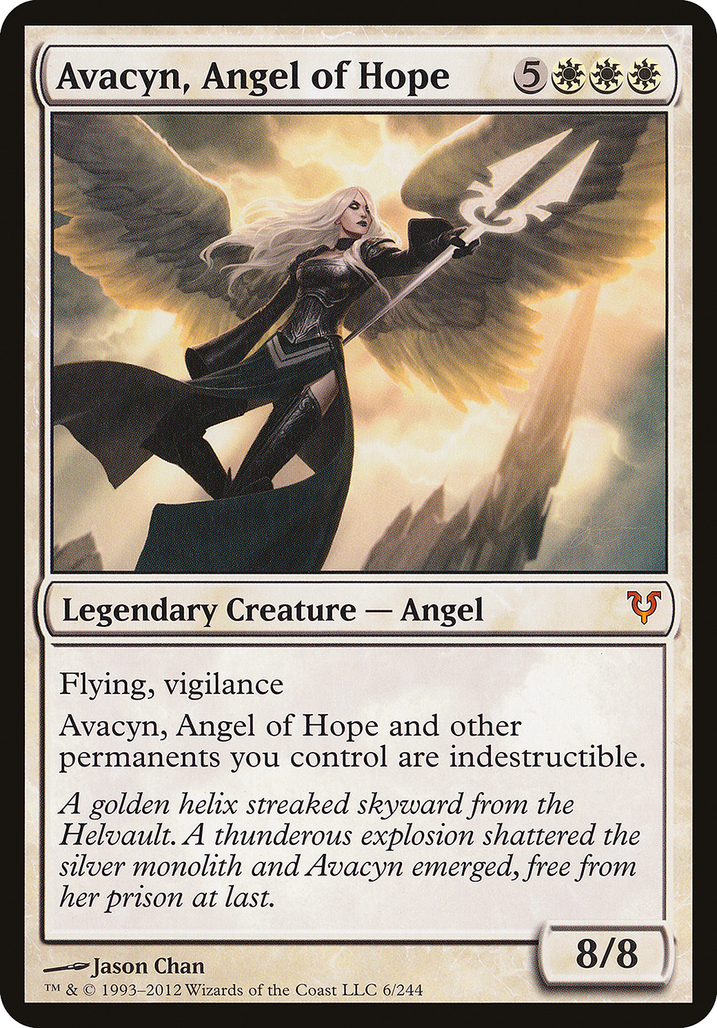 Avacyn, Angel of Hope (OVER-006) - Open the Helvault Foil | Grognard Games