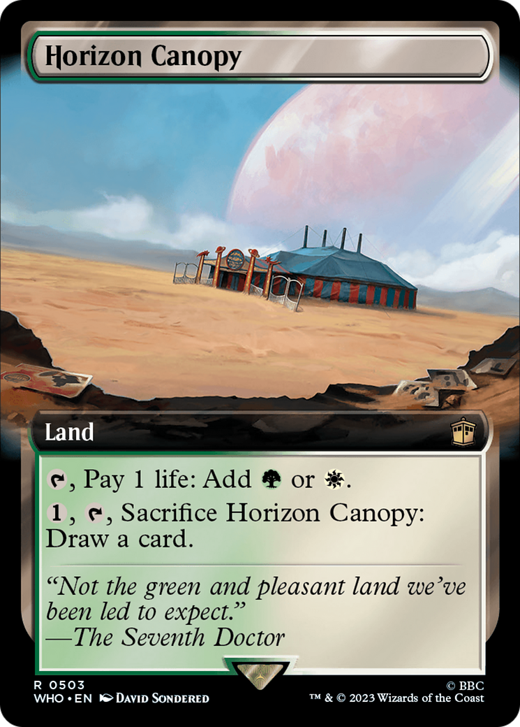 Horizon Canopy (Extended Art) [Doctor Who] | Grognard Games