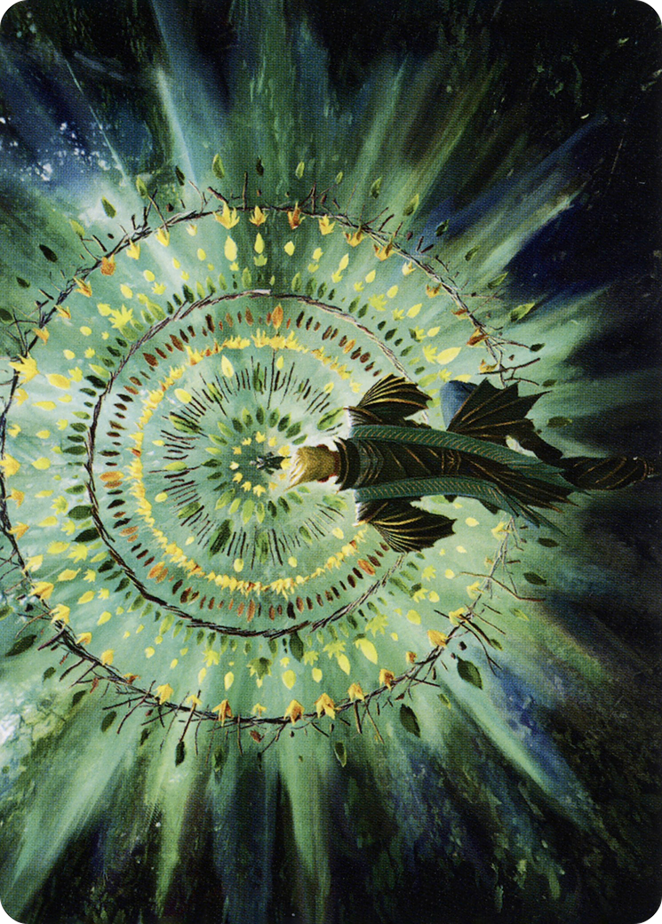 Verdant Mastery Art Card (ASSTX-019) - Strixhaven Art Series (Borderless) | Grognard Games