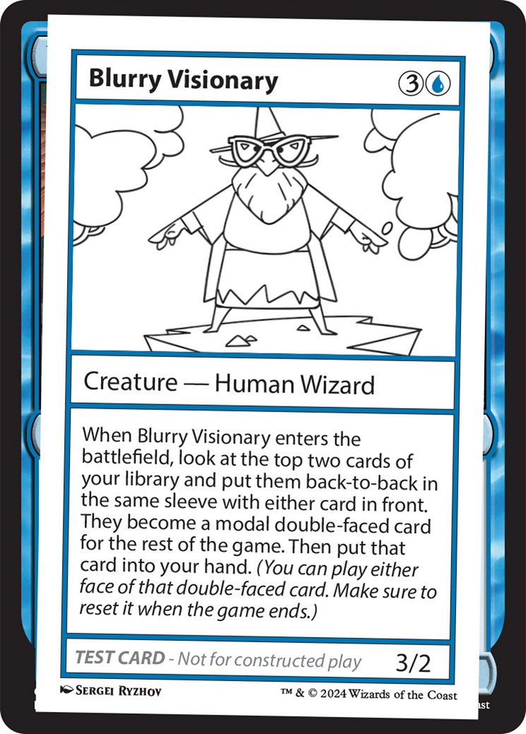Blurry Visionary [Mystery Booster 2 Playtest Cards] | Grognard Games