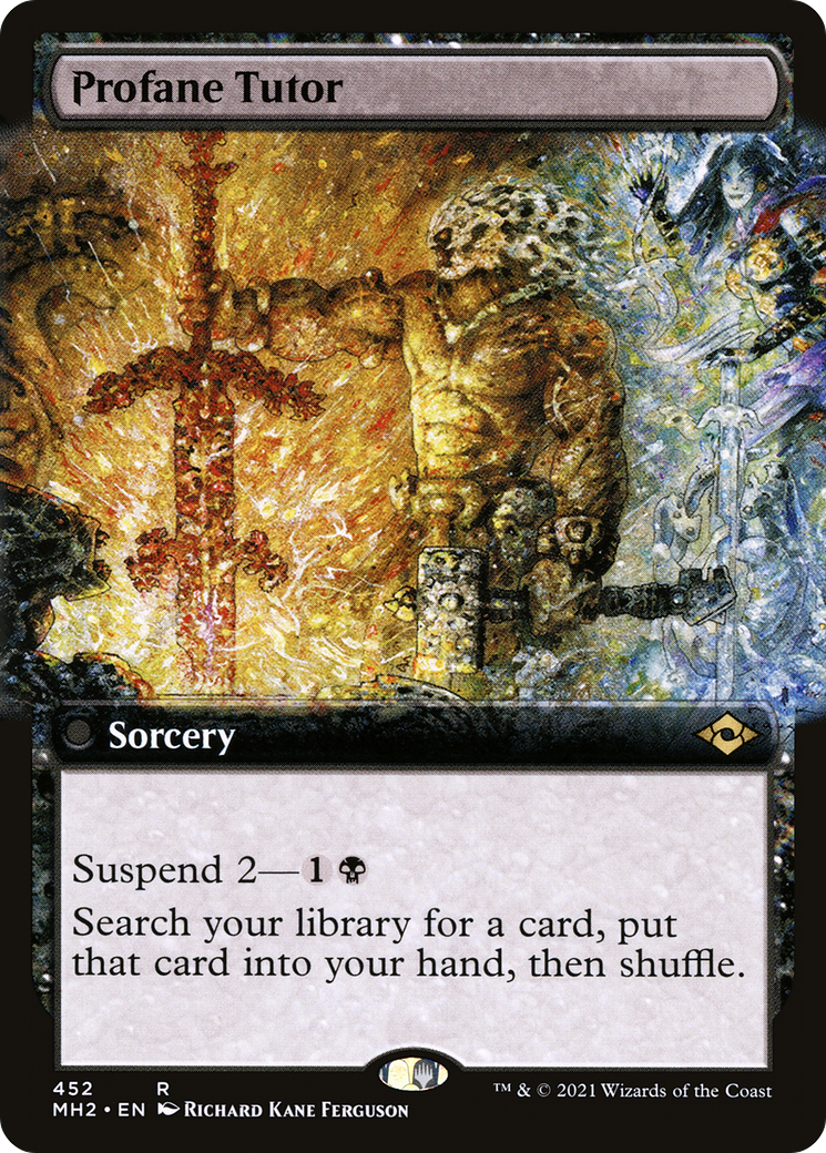 Profane Tutor (Extended Art) [Modern Horizons 2] | Grognard Games
