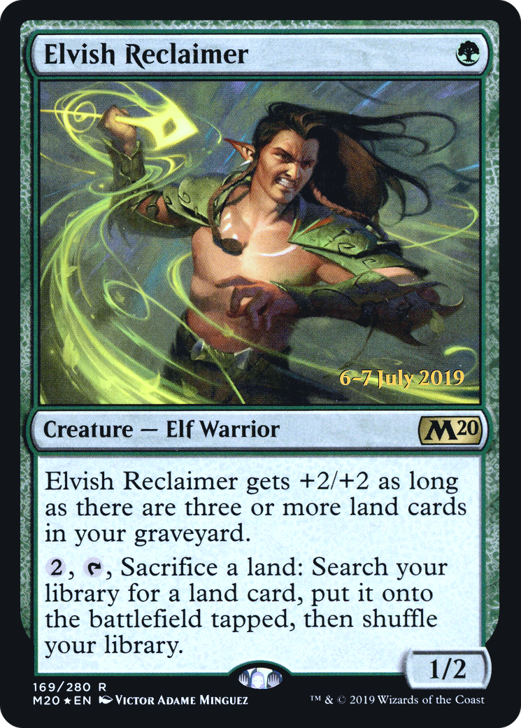Elvish Reclaimer  [Core Set 2020 Prerelease Promos] | Grognard Games