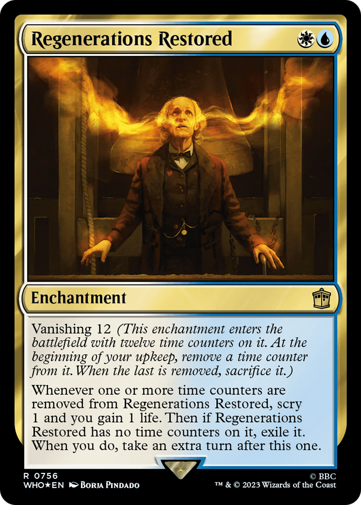Regenerations Restored (Surge Foil) [Doctor Who] | Grognard Games
