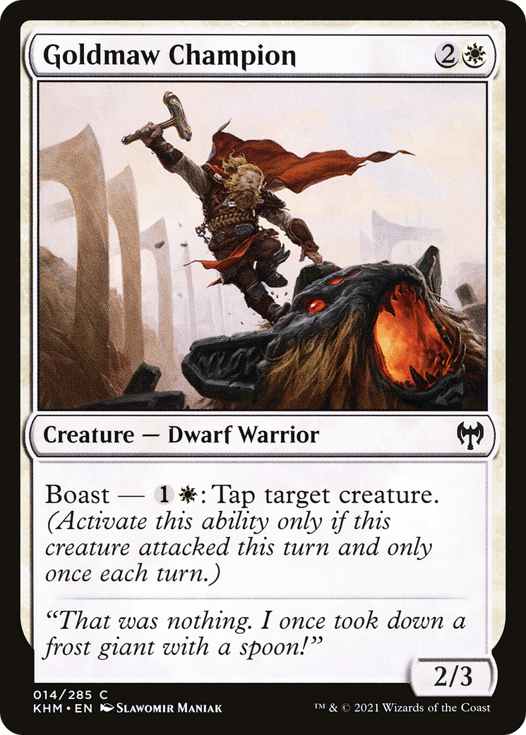 Goldmaw Champion [Kaldheim] | Grognard Games