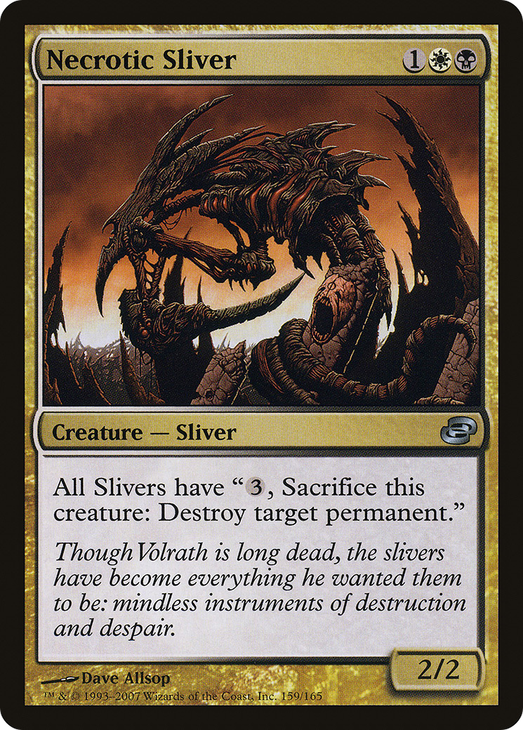 Necrotic Sliver [Planar Chaos] | Grognard Games