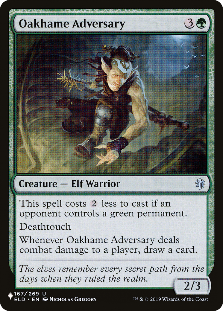Oakhame Adversary [The List] | Grognard Games