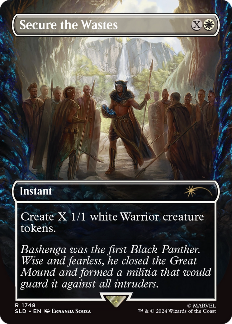 Secure the Wastes (SLD-1748) - Secret Lair Drop (Borderless) Foil | Grognard Games