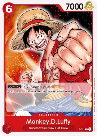 Monkey.D.Luffy (Promotion Pack 2022) (P-001) - One Piece Promotion Cards | Grognard Games