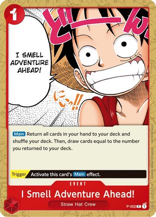I Smell Adventure Ahead! (Promotion Pack 2022) (P-002) - One Piece Promotion Cards | Grognard Games
