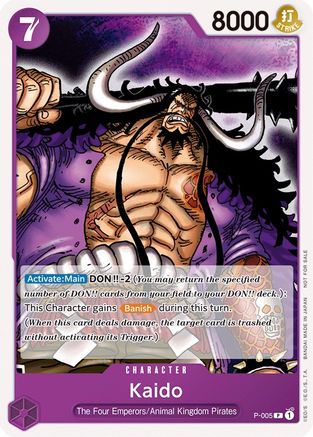 Kaido (Promotion Pack 2022) (P-005) - One Piece Promotion Cards | Grognard Games