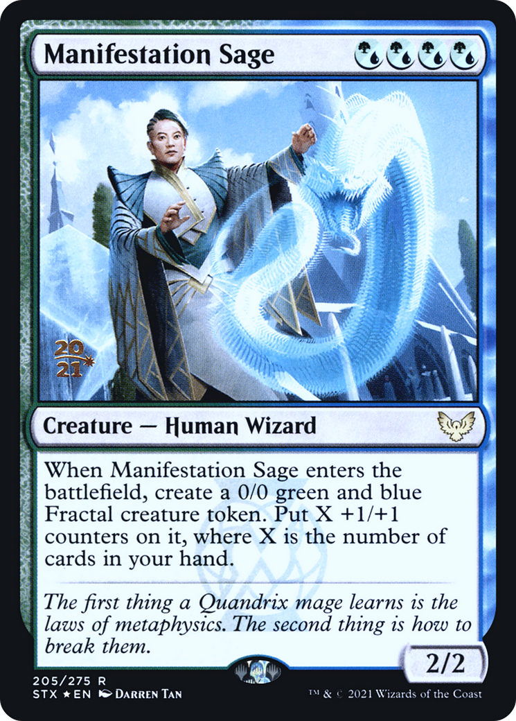 Manifestation Sage [Strixhaven: School of Mages Prerelease Promos] | Grognard Games