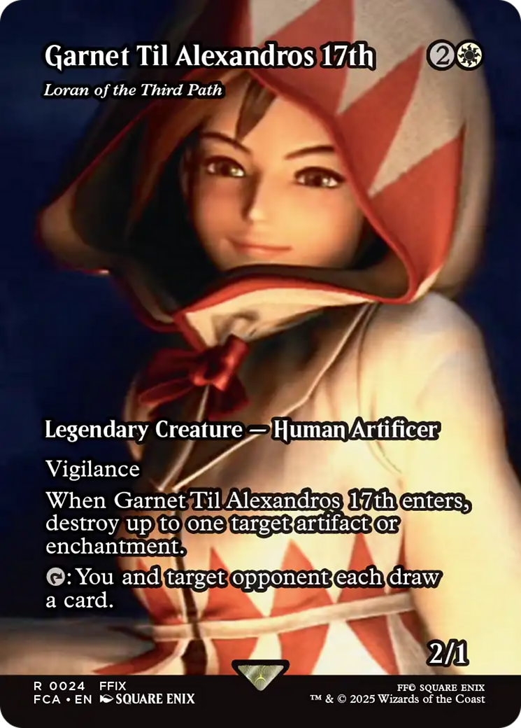 Loran of the Third Path (FCA-024) - FINAL FANTASY: Through the Ages / Garnet Til Alexandros 17th (Borderless) | Grognard Games
