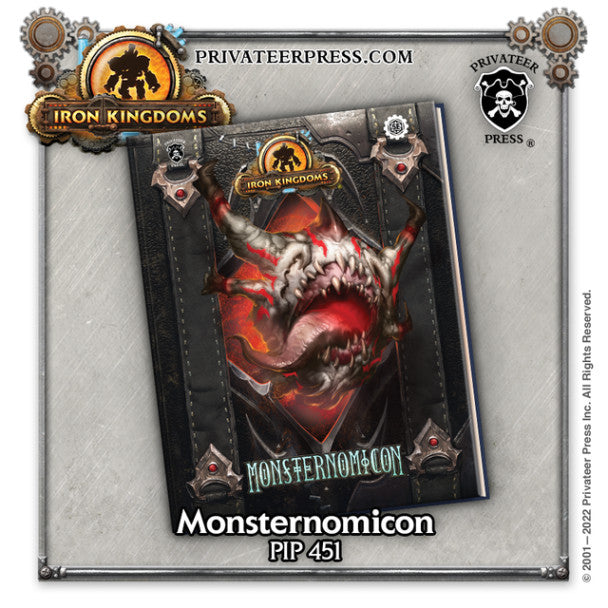 Iron Kingdoms Monsternomicon | Grognard Games