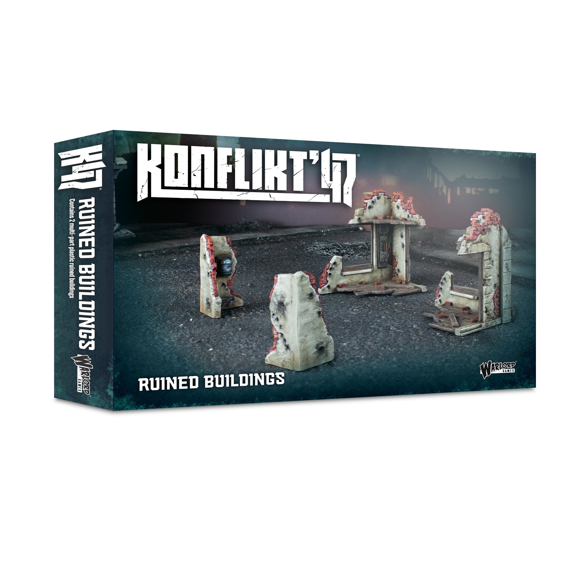 Konflikt '47 Ruined Building | Grognard Games