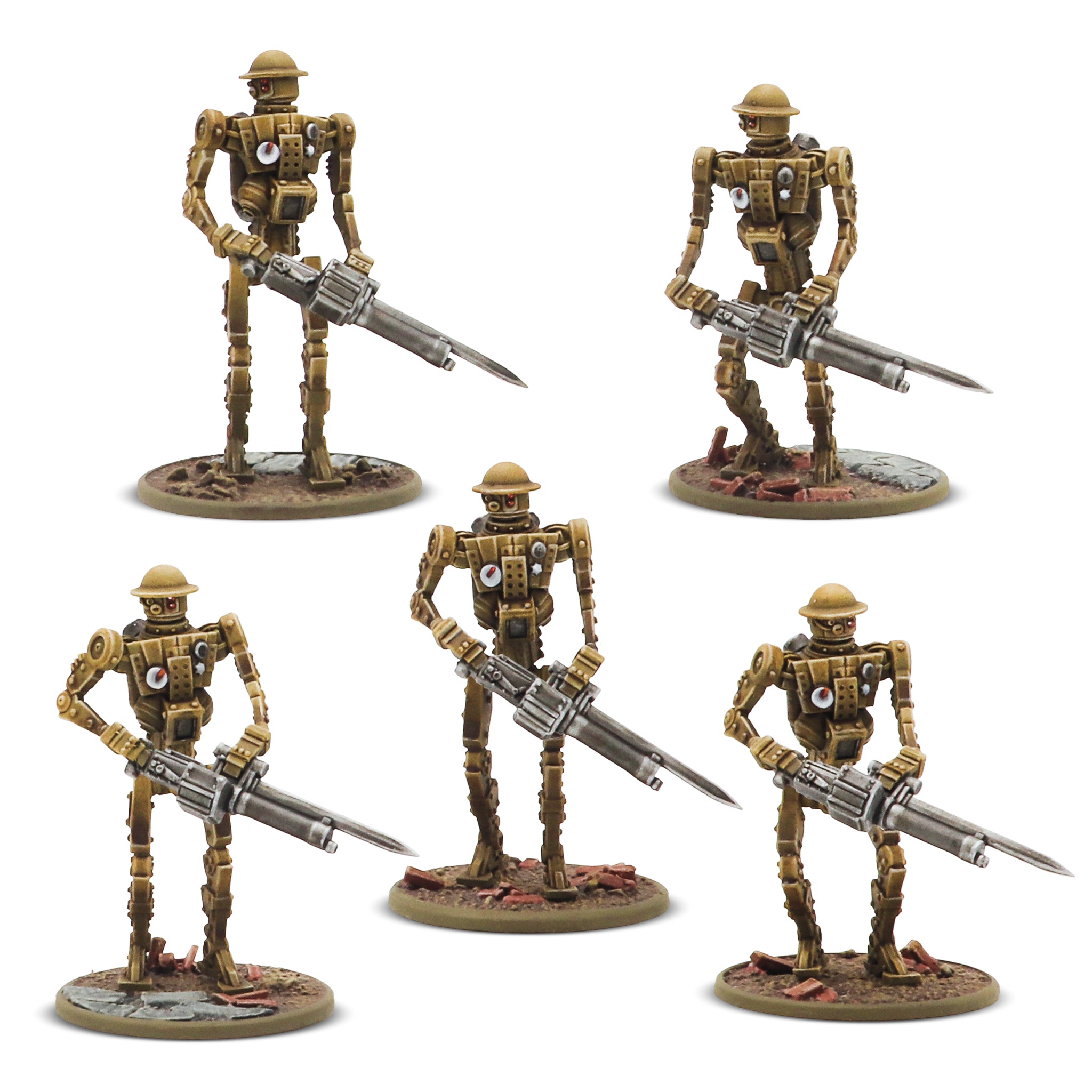 Konflikt '47 Mk I Automated Infantry Squad with MMG | Grognard Games