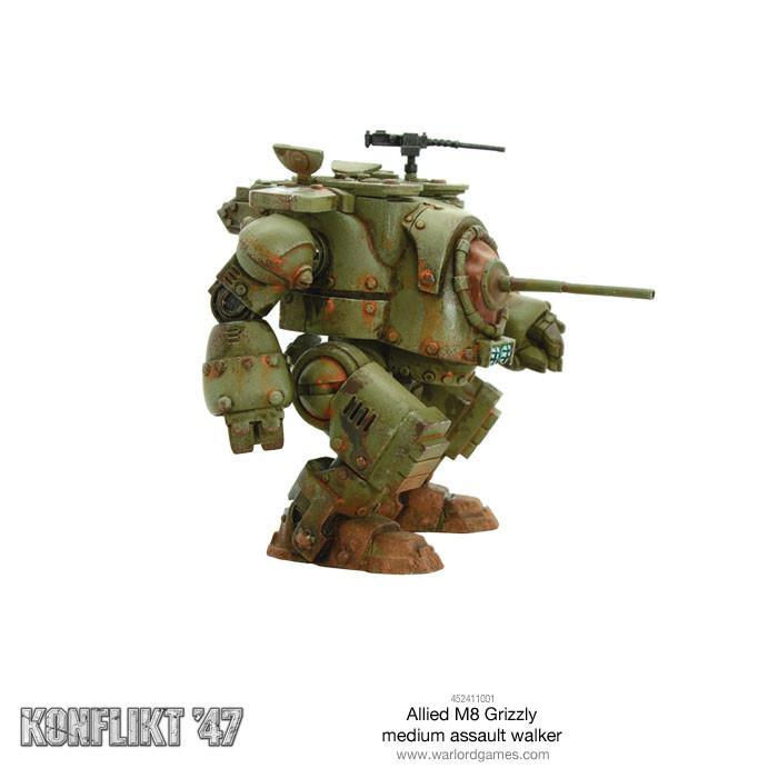 Konflikt '47 Allied M8 Grizzly Medium Assault Walker | Grognard Games