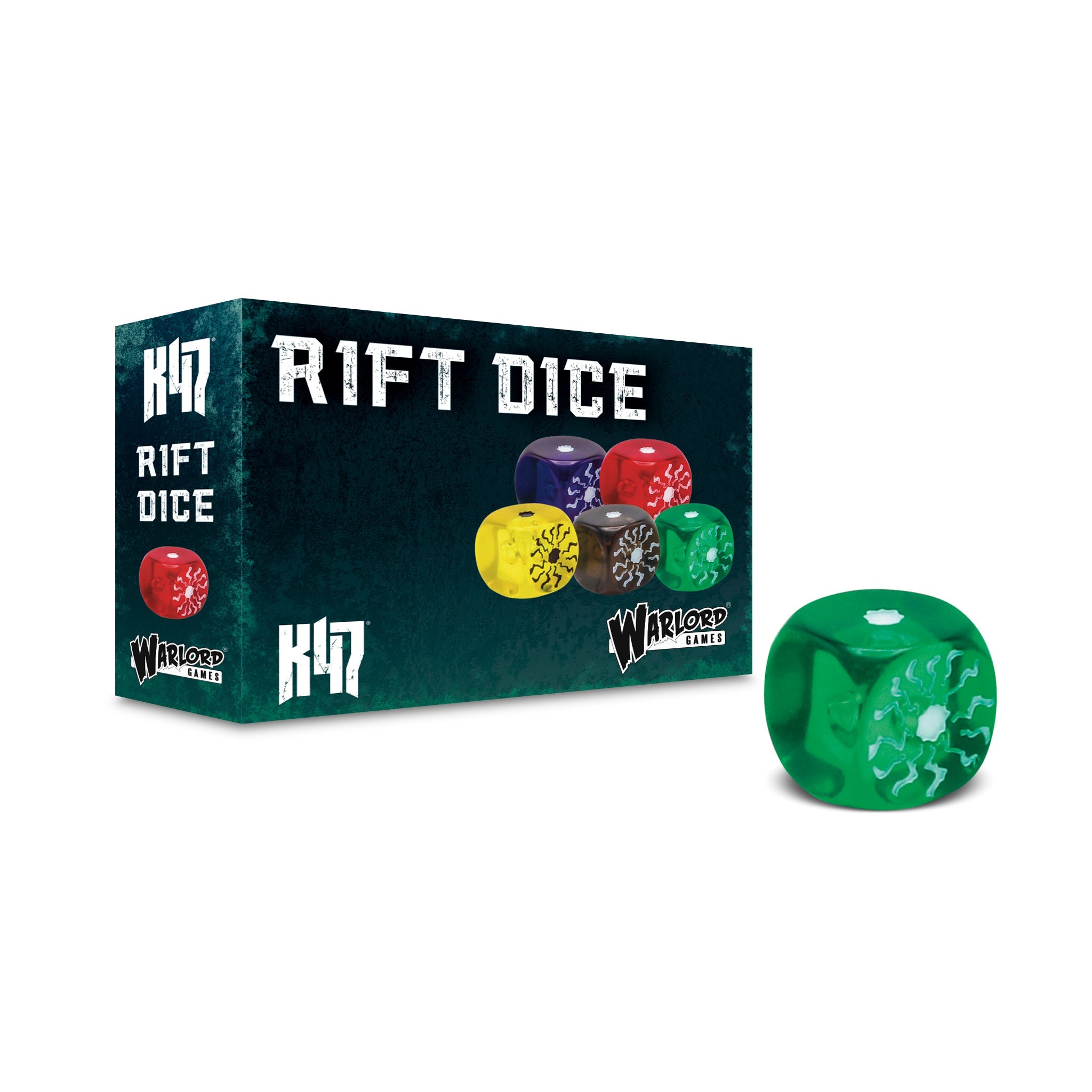 Konflikt '47 Rift Dice - Green | Grognard Games