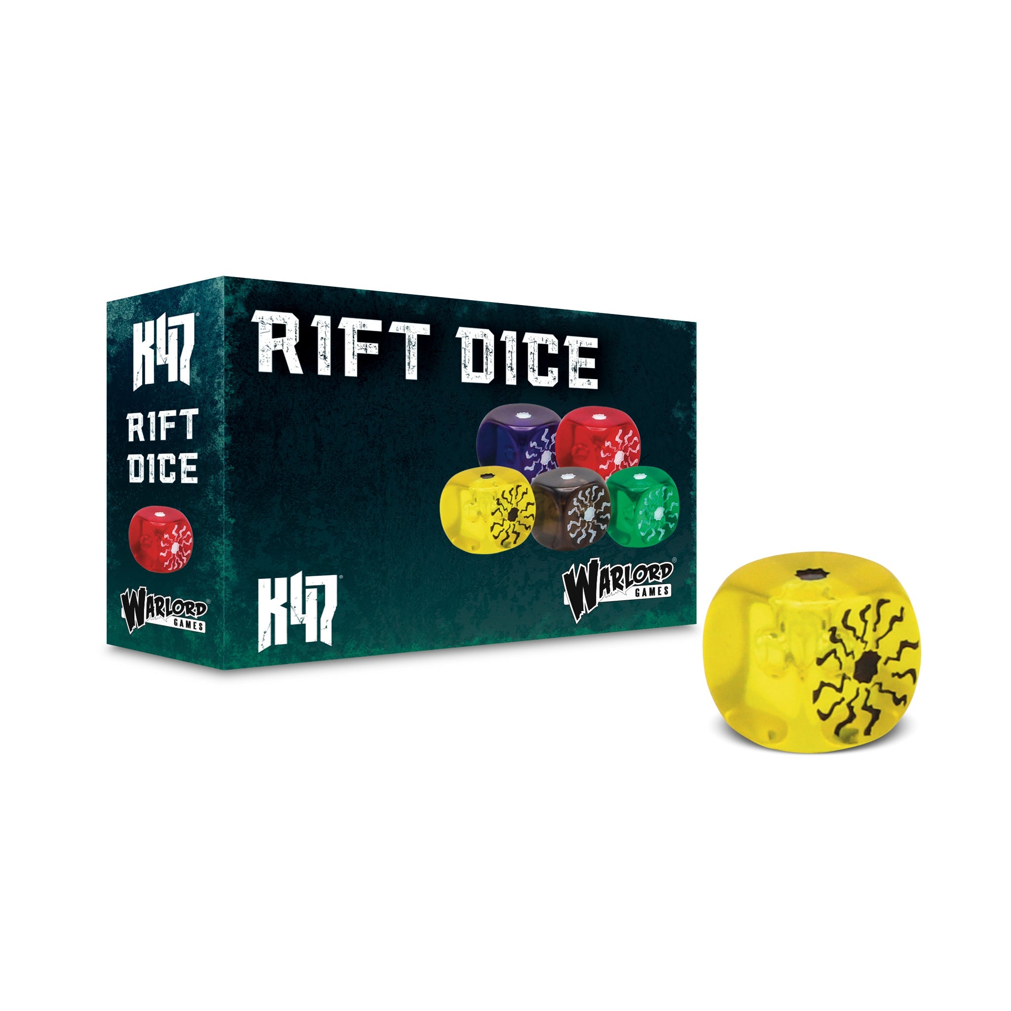 Konflikt '47 Rift Dice - Yellow | Grognard Games