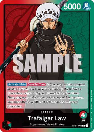 Trafalgar Law (002) (OP01-002) - Romance Dawn | Grognard Games