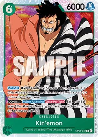 Kin'emon (OP01-040) - Romance Dawn Foil | Grognard Games