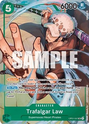 Trafalgar Law (047) (Parallel) (OP01-047) - Romance Dawn Foil | Grognard Games