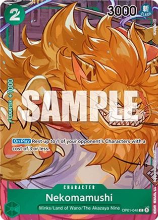 Nekomamushi (Box Topper) (OP01-048) - Romance Dawn Foil | Grognard Games