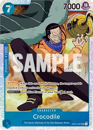 Crocodile (067) (OP01-067) - Romance Dawn Foil | Grognard Games