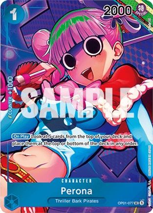 Perona (Box Topper) (OP01-077) - Romance Dawn Foil | Grognard Games