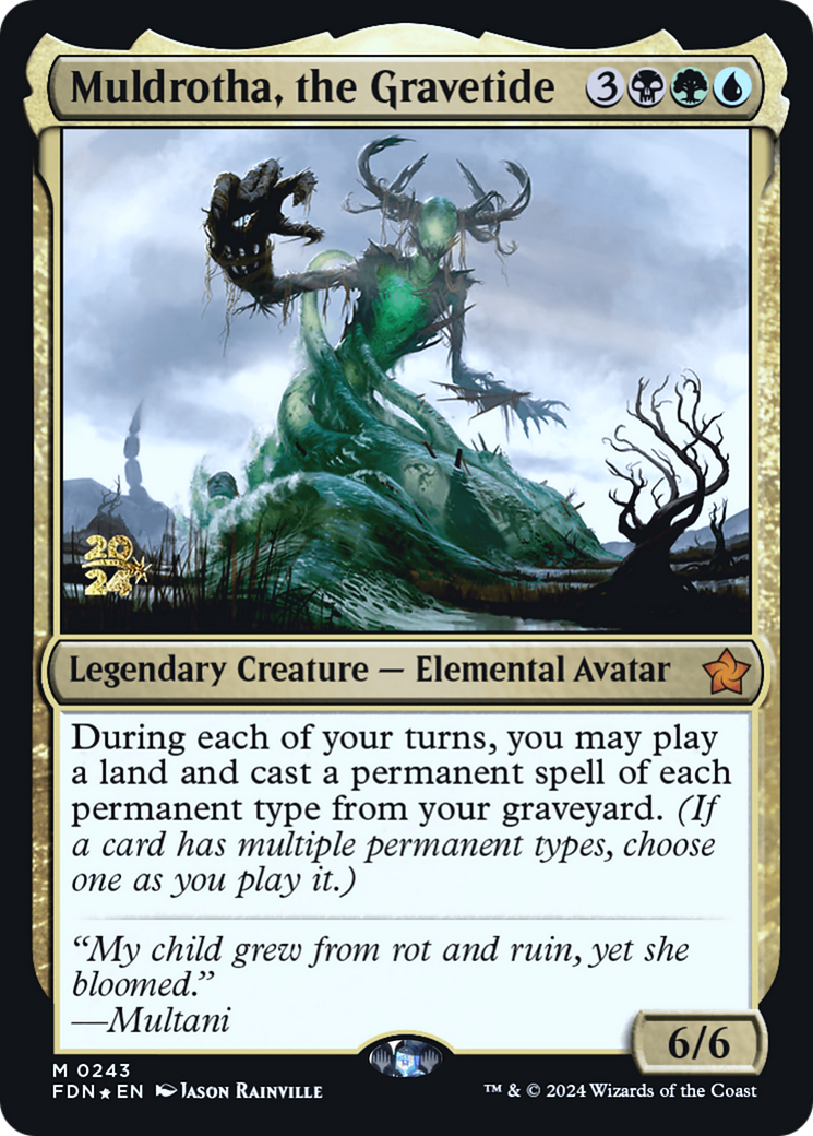 Muldrotha, the Gravetide [Foundations Prerelease Promos] | Grognard Games