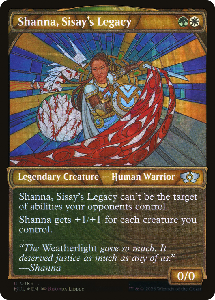 Shanna, Sisay's Legacy (Halo Foil) [Multiverse Legends] | Grognard Games