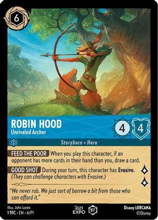 Robin Hood (6) [D23 Promos] | Grognard Games