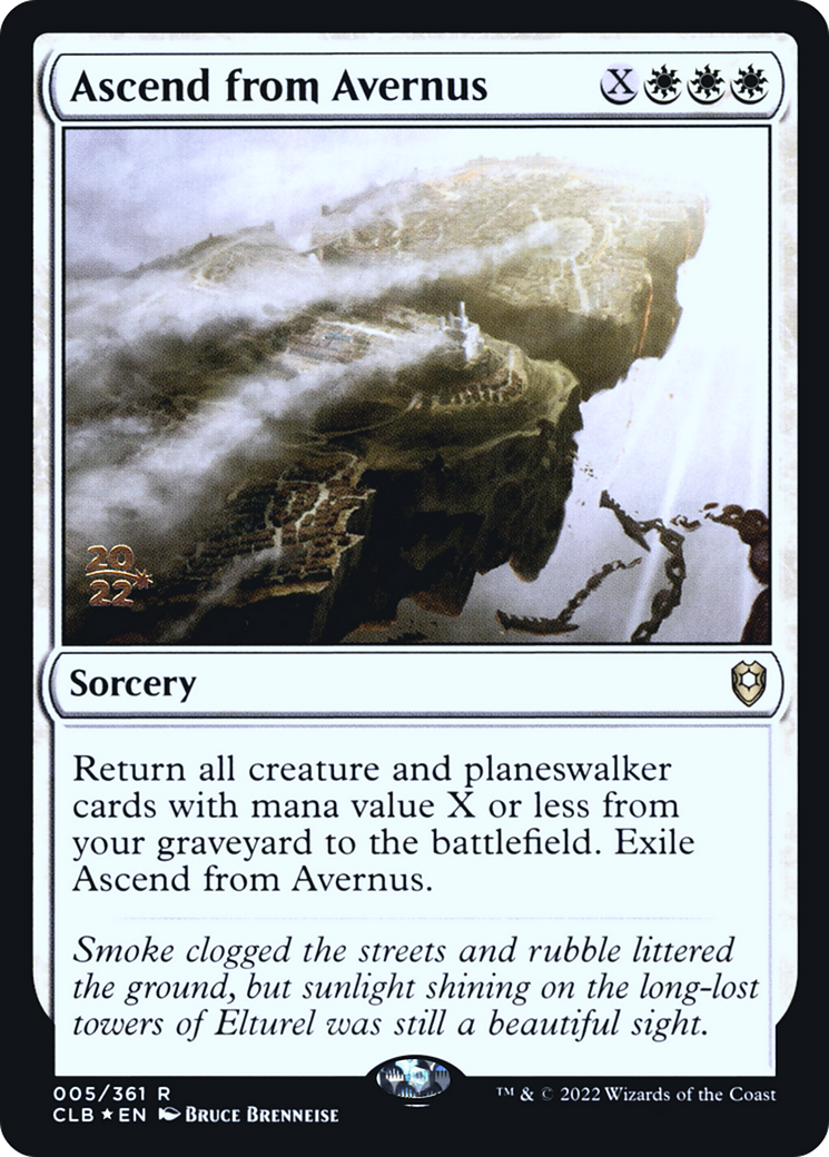 Ascend from Avernus [Commander Legends: Battle for Baldur's Gate Prerelease Promos] | Grognard Games