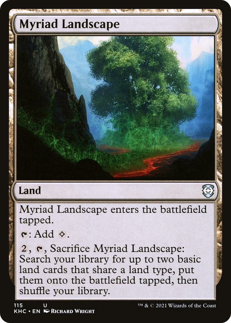 Myriad Landscape [Kaldheim Commander] | Grognard Games