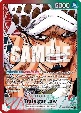 Trafalgar Law (002) (Parallel) (OP01-002) - Romance Dawn Foil | Grognard Games