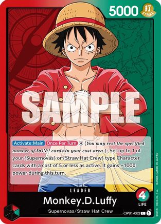 Monkey.D.Luffy (003) (OP01-003) - Romance Dawn | Grognard Games