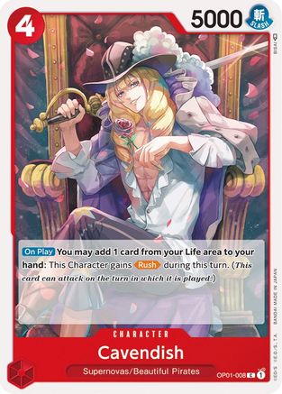 Cavendish (OP01-008) - Romance Dawn | Grognard Games